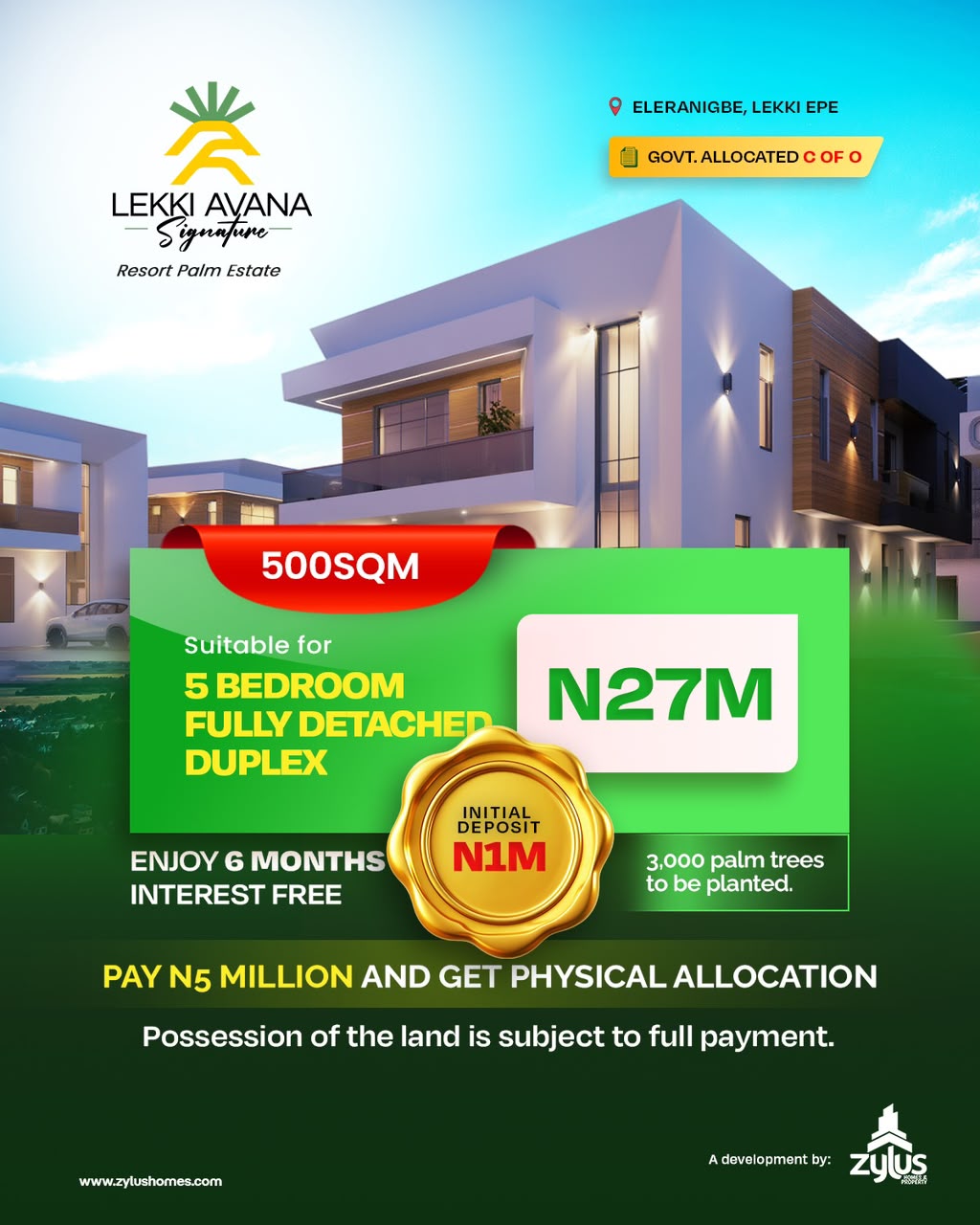 Image for Lekki Avana Signature Resort Palm Estate
